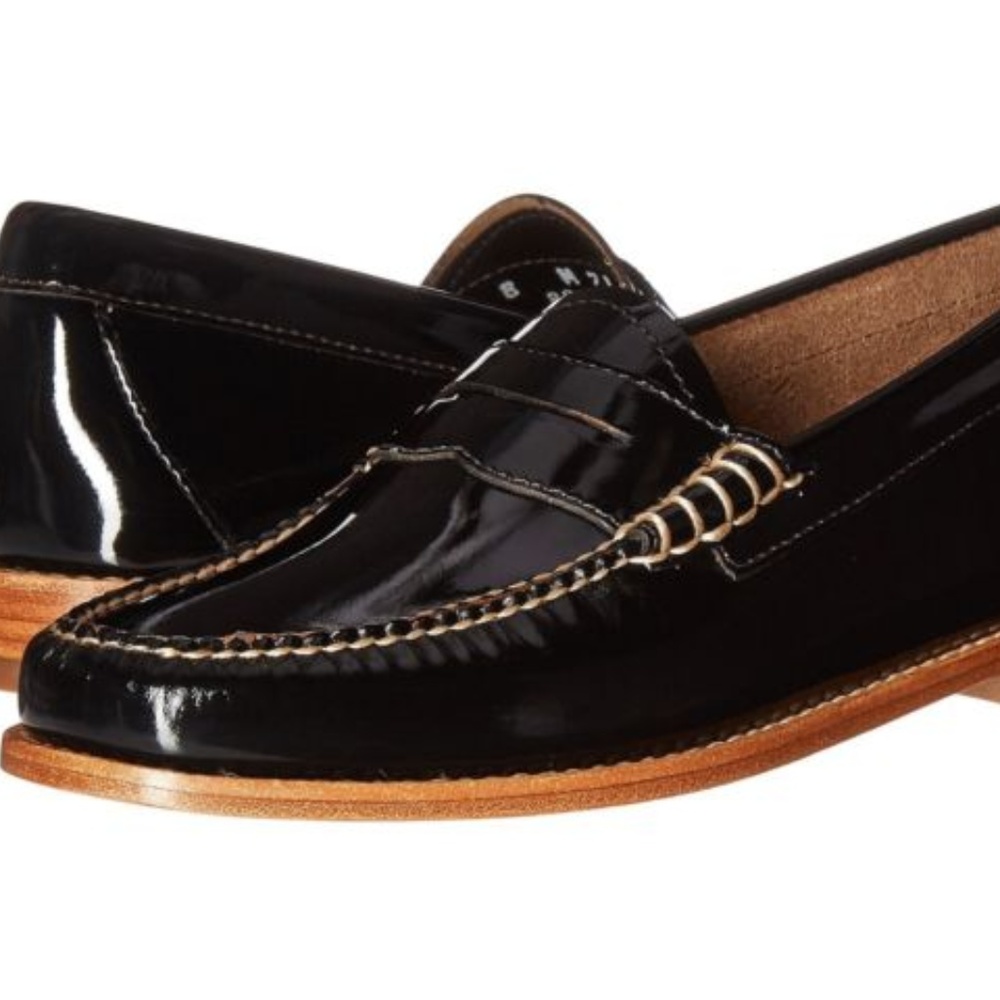 GH Bass Whitney Patent Leather Penny Loafers, 7.5